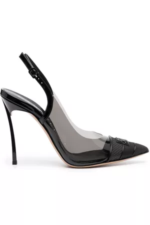 Casadei Blade Fluo PVC leather pumps