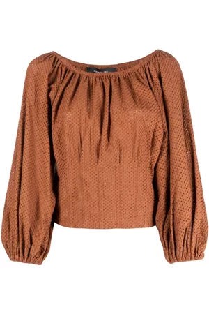 FEDERICA TOSI Off-shoulder long-sleeved blouse
