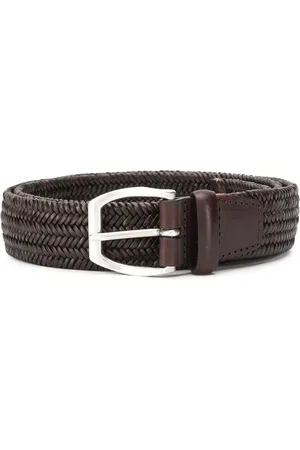Orciani Braided style buckled belt