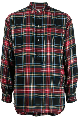 UNDERCOVER Tartan-check cotton shirt