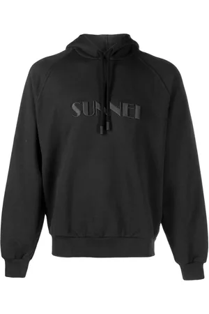 SUNNEI Logo-embroidered cotton hoodie