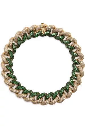 Shay 18kt yellow diamond chain-link bracelet