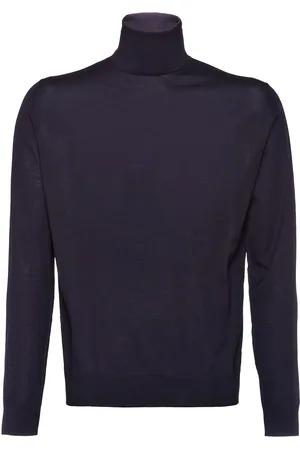 Prada Men Jumpers - Wool turtleneck sweater