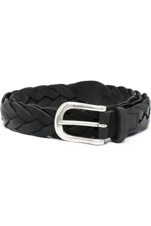 Orciani Men Belts - Interwoven-design leather belt