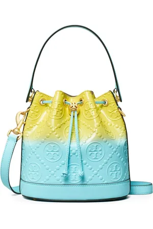 Tory Burch Embossed-monogram bucket bag