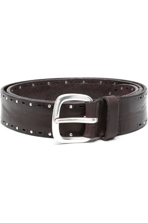 Orciani Stud-embellished leather belt