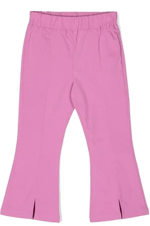 Mariuccia Girls Stretch Pants - Stretch-design wide-leg trousers