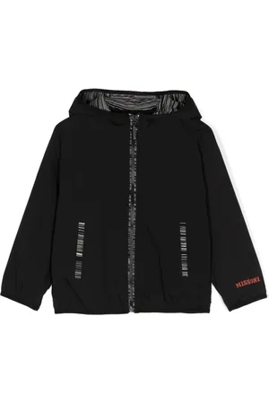Missoni Embroidered-logo hooded jacket