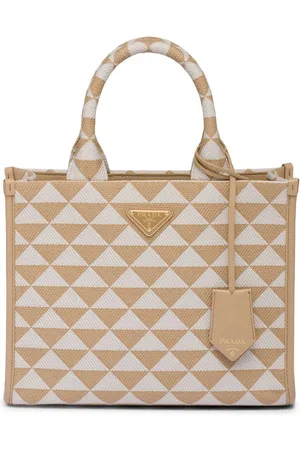 Prada Small Symbole jacquard tote bag