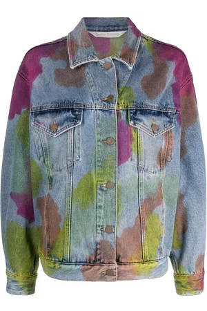 Palm Angels Tie-dye denim jacket