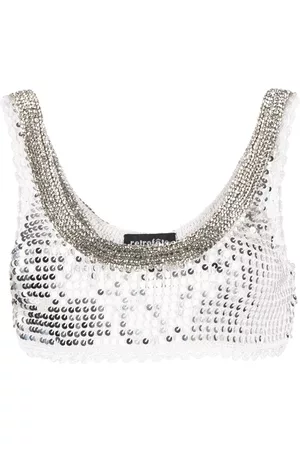 Retrofete Zed sequin crochet top