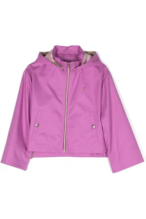 HERNO Girls Rainwear - Logo-lining rain jacket