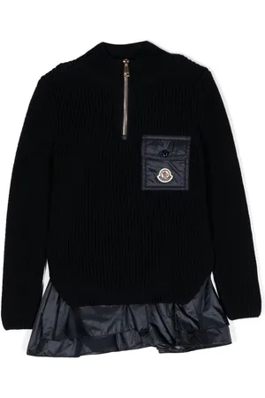 Moncler Logo-patch knitted dress