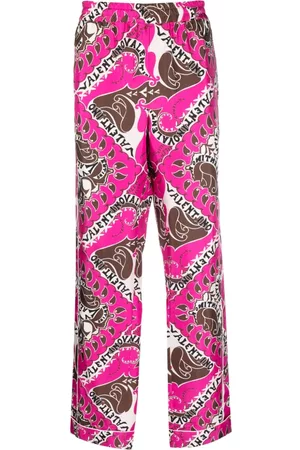 VALENTINO GARAVANI Abstract-print pajama trousers