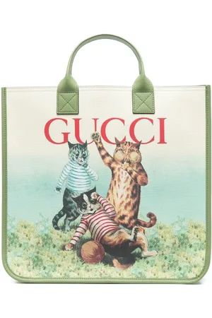 Gucci Girls Bags - Graphic-print square shaped bag