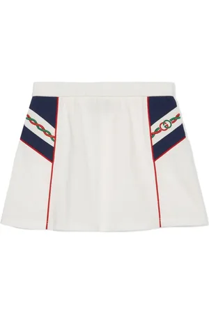 Gucci Girls Skirts - Torchon-embroidered jersey skirt