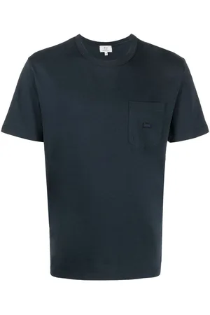 Woolrich Men Short Sleeve - Logo-embroidered cotton T-shirt