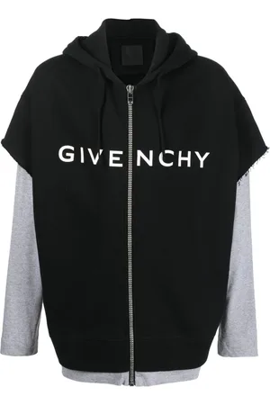 Givenchy Logo-print layered hoodie