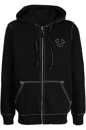True Religion Men Sweatshirts - Big T zip-up hoodie