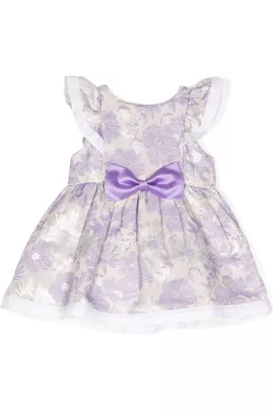 HUCKLEBONES LONDON Gathered floral-print dress