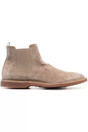 Officine creative Round-toe suede boots