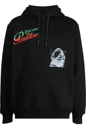 WoodWood Men Sweatshirts - Graphic-print cotton hoodie