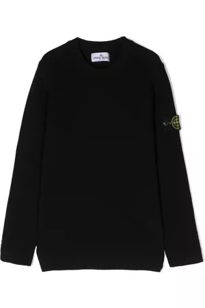Stone Island Signature Compass-motif knitted jumper