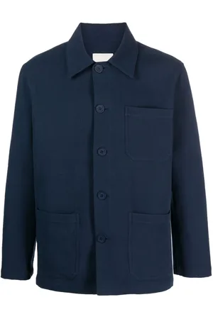 Sandro Men Jackets - Button-fastening long-sleeve jacket