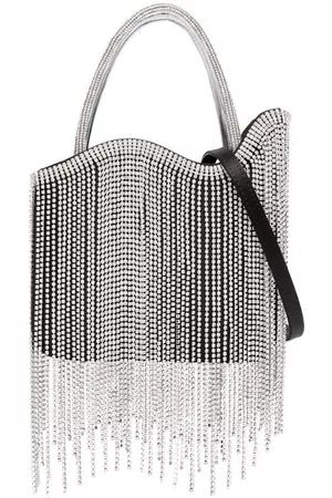 LE SILLA Ivy crystal-fringe mini bag