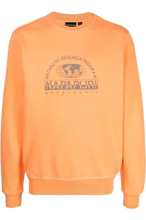 Napapijri Men Sweatshirts - Logo-print cotton sweatshirt