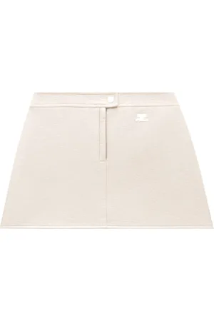 Courrèges Iconique vinyl skirt