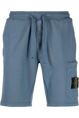 Stone Island Logo-patch detail shorts