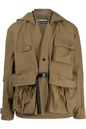 Spoonyard Kimno multi-pockets hooded jacket