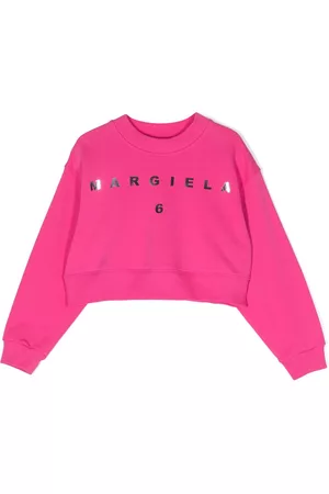 Maison Margiela Metallic logo-print sweatshirt