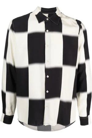 Sandro Men Long sleeves - Graphic-print long-sleeve shirt