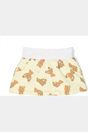 Palm Angels Teddy-bear print skirt