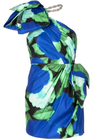 RACHEL GILBERT Floral-print sleeveless mini dress