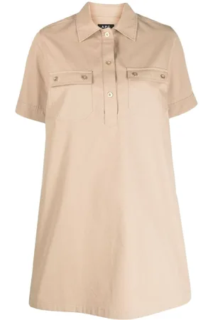 A.P.C. Short-sleeve shift dress