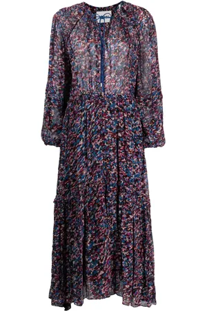 Marant Etoile Tie-neck dress
