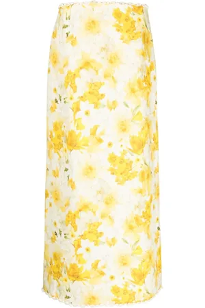 ZIMMERMANN Daffodil-print maxi skirt
