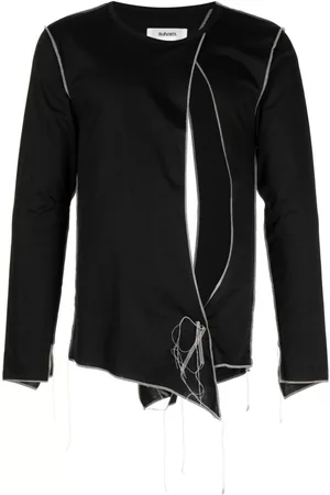 Sulvam Cut-out detail cotton T-shirt