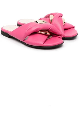 Florens Girls Slippers - Padded leather slippers
