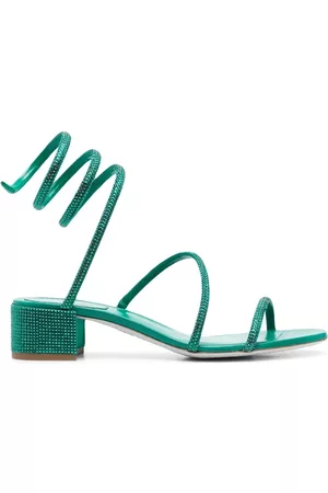 RENE CAOVILLA Cleo crystal-embellished 40mm sandals