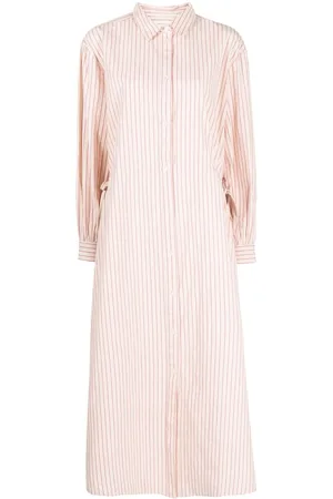 Skall Studio Striped long-sleeve shirt dress
