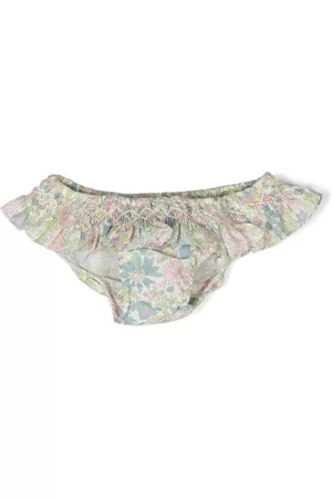 BONPOINT Floral-print ruffled bloomers