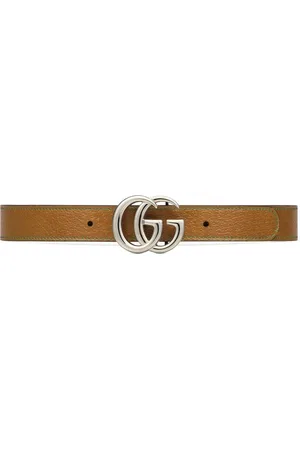 Gucci Boys Belts - GG-logo leather belt