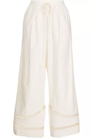 Muller Of Yoshiokubo Cut-out cotton track pants