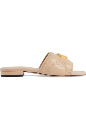 Gucci GG matelassé slide sandals