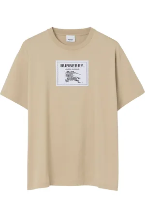 Burberry Logo-patch cotton T-shirt