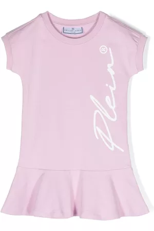 Philipp Plein Logo-print short-sleeved dress